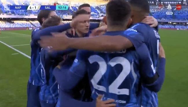 اهداف مباراة نابولي وساليرنيتانا 4 1 الدوري الايطالي