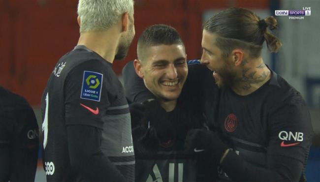 هدف ماركو فيراتي في مرمي ريم بالدوري الفرنسي