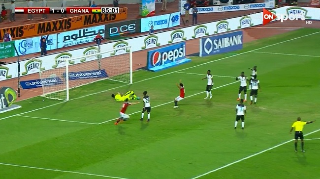 هدف مصر الثانى فى مرمى غانا 2 0 تصفيات كاس العالم