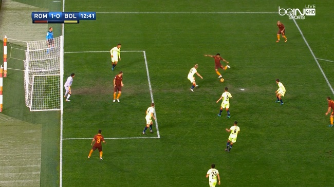 هدف محمد صلاح في مرمي بولونيا 1 0 الدوري الايطالي