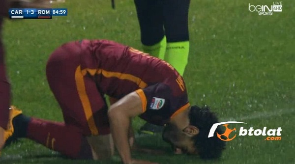 هدف محمد صلاح في مرمي كاربي