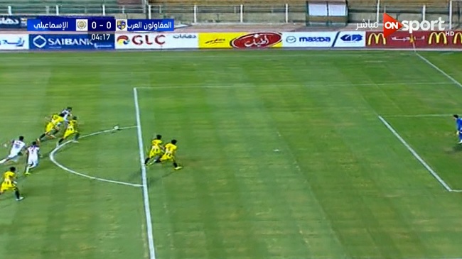 هدف محمد ابو المجد فى مرمى المقاولون العرب 1 0 الدورى المصرى