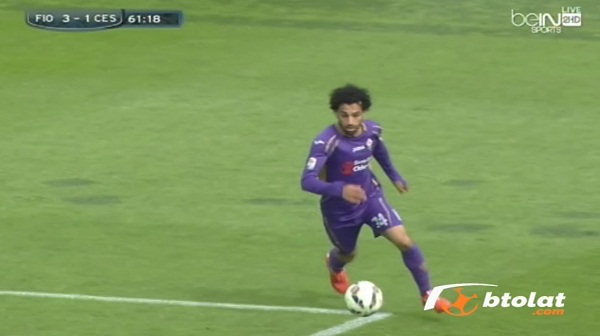 ملخص لمسات محمد صلاح من مباراة فيورنتينا وتشيزينا