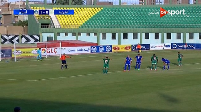 هدف حسام حسن في مرمي اسوان 1 1 الدوري المصري