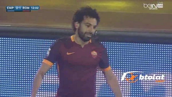 ملخص لمسات محمد صلاح في مباراة إمبولي و روما