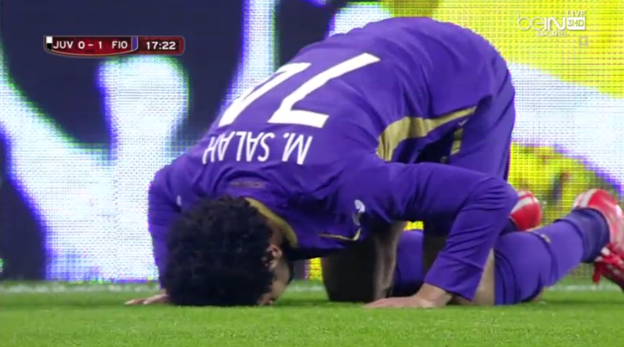 ملخص لمسات محمد صلاح فى مباراة يوفنتوس وفيورنتينا تعليق على محمد على