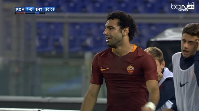 محمد صلاح يهدر فرصه هدفين محققين فى دقيقه واحدة