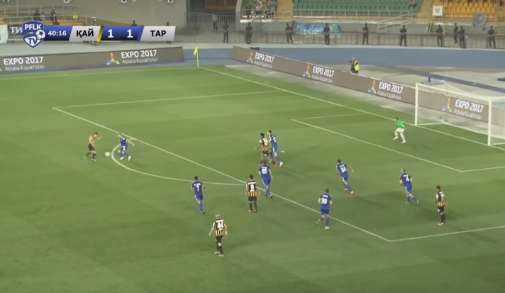 هل تتذكر ارشفين شاهد هدفه الم ذهل في الدوري الكازاخستاني اليوم