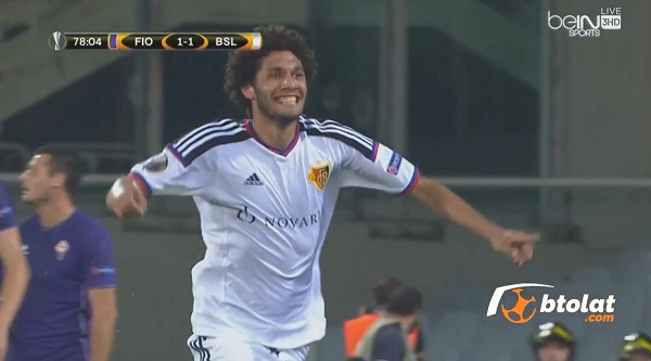 هدف محمد النني الصاروخي في مرمى فيورنتينا