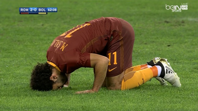 هدف محمد صلاح الثاني في مرمي بولونيا