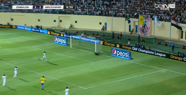 تصدى رائع من احمد الشناوى من مباراة الزمالك و ماميلودي صن داونز