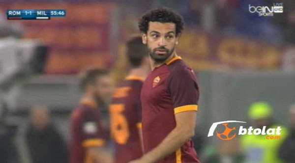 ملخص لمسات محمد صلاح فى مباراة روما و ميلان الدورى الايطالي