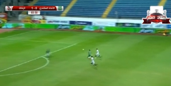 إنفراد ضائع من يوسف اوباما في مباراة الاتحاد السكندري والزمالك