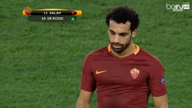 يوسف سيف يتغزل بـ محمد صلاح في مباراة روما و بلزن