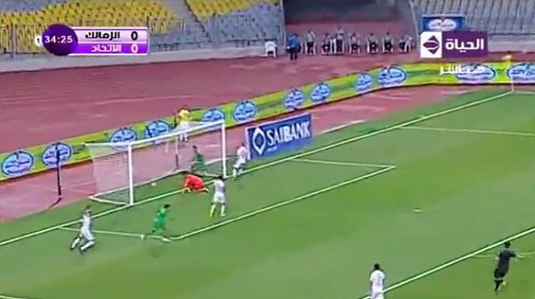 الهدف الاول لــ الاتحاد فى مرمى الزمالك