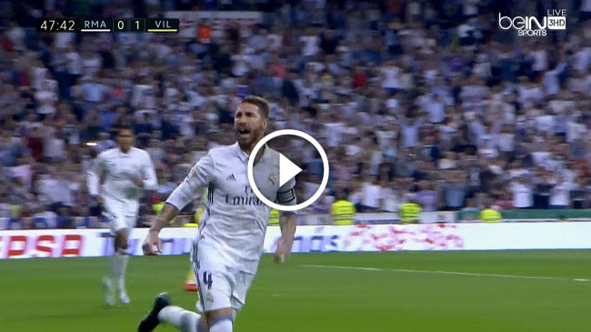هدف راموس فى مرمى فياريال 1 1 تعليق فهد العتيبى