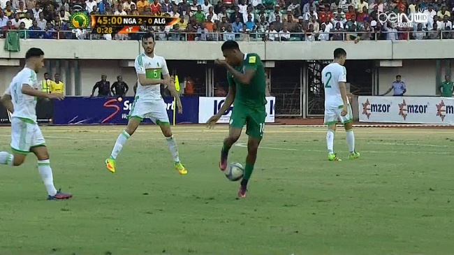 مهارة ايوبي امام الجزائر