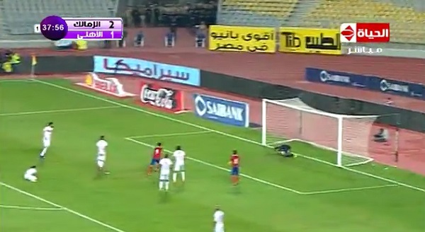 أحمد الشناوي يتألق و يتصدي لتسديدة عبد الله السعيد
