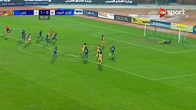 هدف محمود فتح الله فى مرمى إنبي 1 1 الدورى المصرى