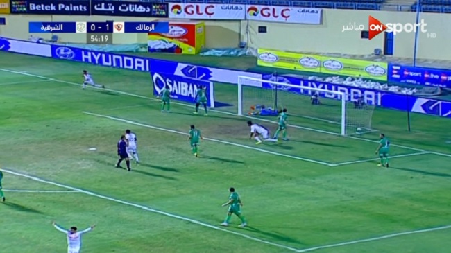 هدف احمد رفعت فى مرمى الشرقيه 2 0 الدورى المصرى