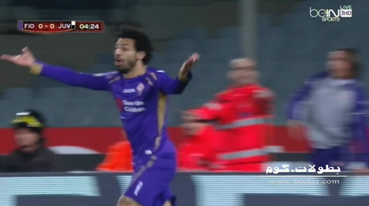 هدف محمد صلاح الملغي في مرمي يوفنتوس كأس ايطاليا