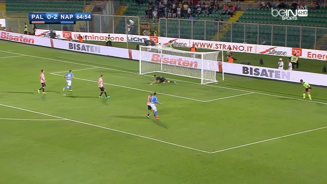 اهداف مباراة باليرمو و نابولي 0 3 الدوري الايطالي