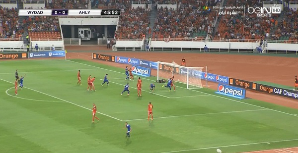 هدف الاهلى الاول فى مرمى الوداد الرياضي 1 0 دورى ابطال افريقيا