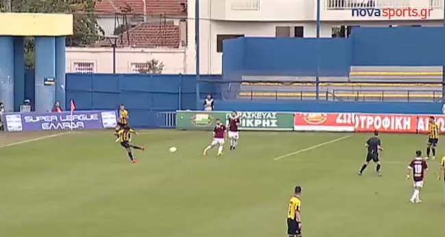 هدف عمرو ورده في مرمي لاريسا الدوري اليوناني
