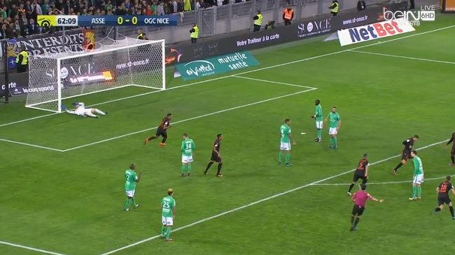 هدف فوز نيس على سانت إيتيان 1 0 الدوري الفرنسي