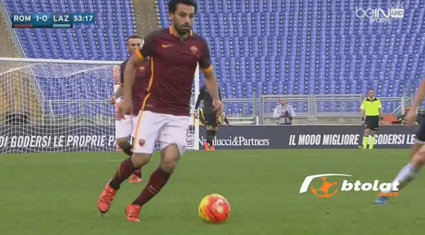 ملخص لمسات محمد صلاح فى مباراة روما و لاتسيو تعليق فهد العتيبى