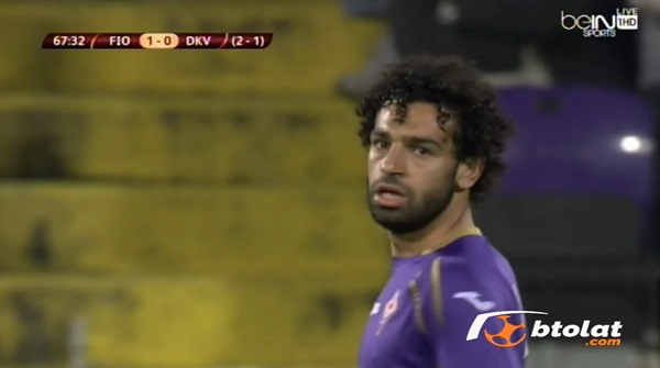 ملخص لمسات محمد صلاح في مباراة فيورنتينا ودينامو كييف الدوري الاوروبي