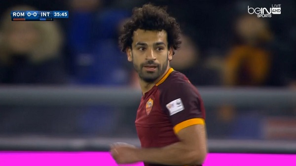 ملخص لمسات محمد صلاح في مباراة روما و إنترناسيونالي تعليق رؤوف خليف