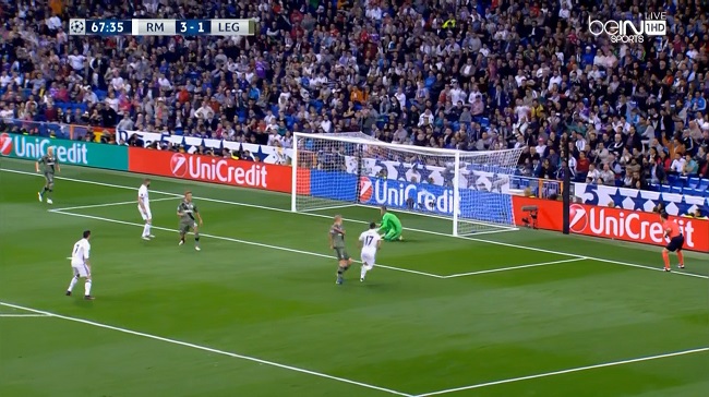 هدف ريال مدريد الرابع في مرمي ليخيا وارسو 4 1 دوري ابطال اوروبا