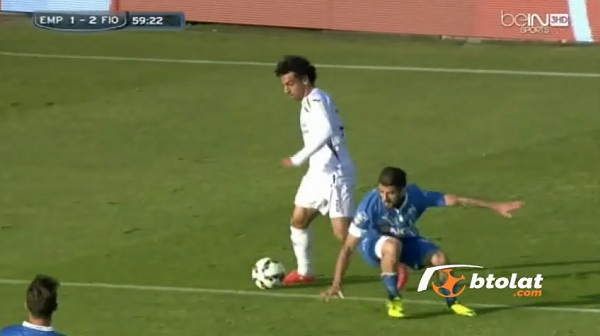 شاهد كيف أسقط محمد صلاح مدافع إمبولي بهذه المراوغة الرائعة