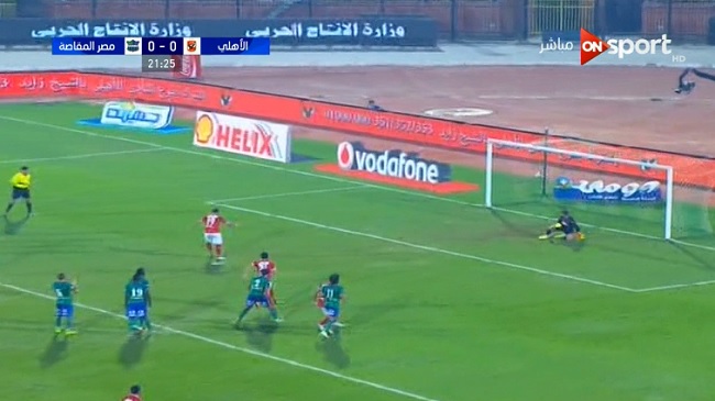 هدف عبدالله السعيد فى مرمى مصر للمقاصه 1 0 الدورى المصرى