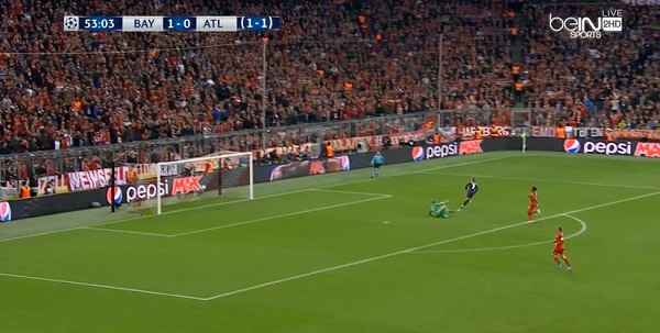 هدف تعادل اتليتكو مدريد مع بايرن ميونخ 1 1 تعليق فهد العتيبي