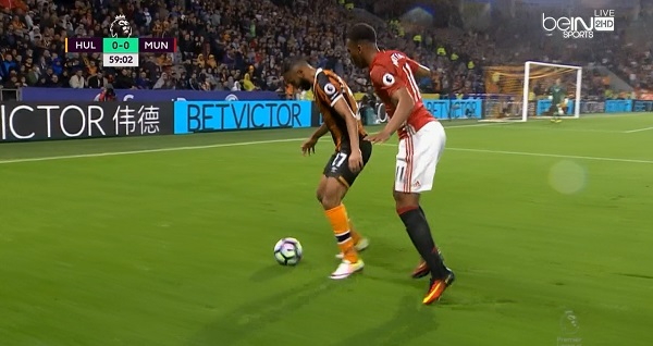 المحمدي يبدع امام بوجبا ومارتشيال ماحدش هيعدي من هنا