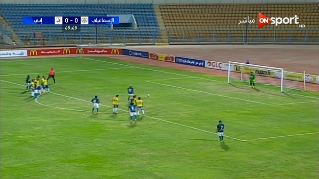 هدف عمرو الحلواني في مرمي الاسماعيلي 1 0 الدوري المصري