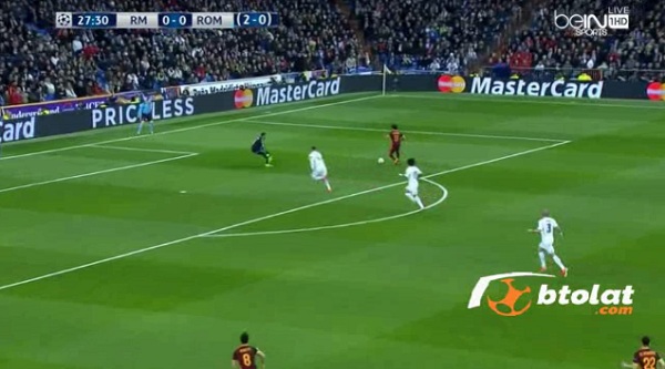 محمد صلاح يهدر انفراد امام ريال مدريد